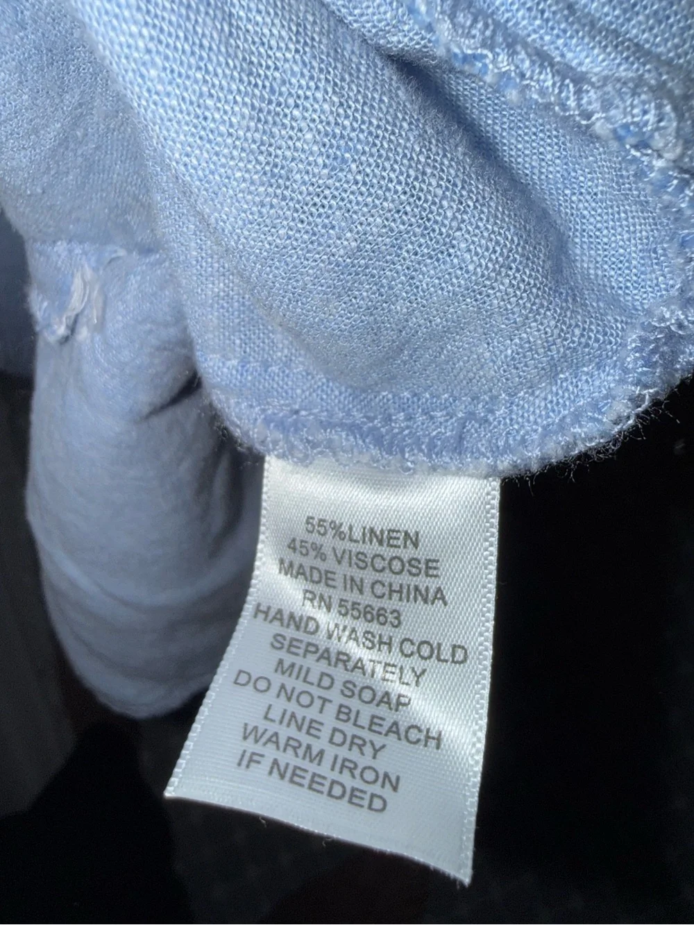 New Cynthia Rowley Pale Blue Linen Dress - Picture 8 of 8